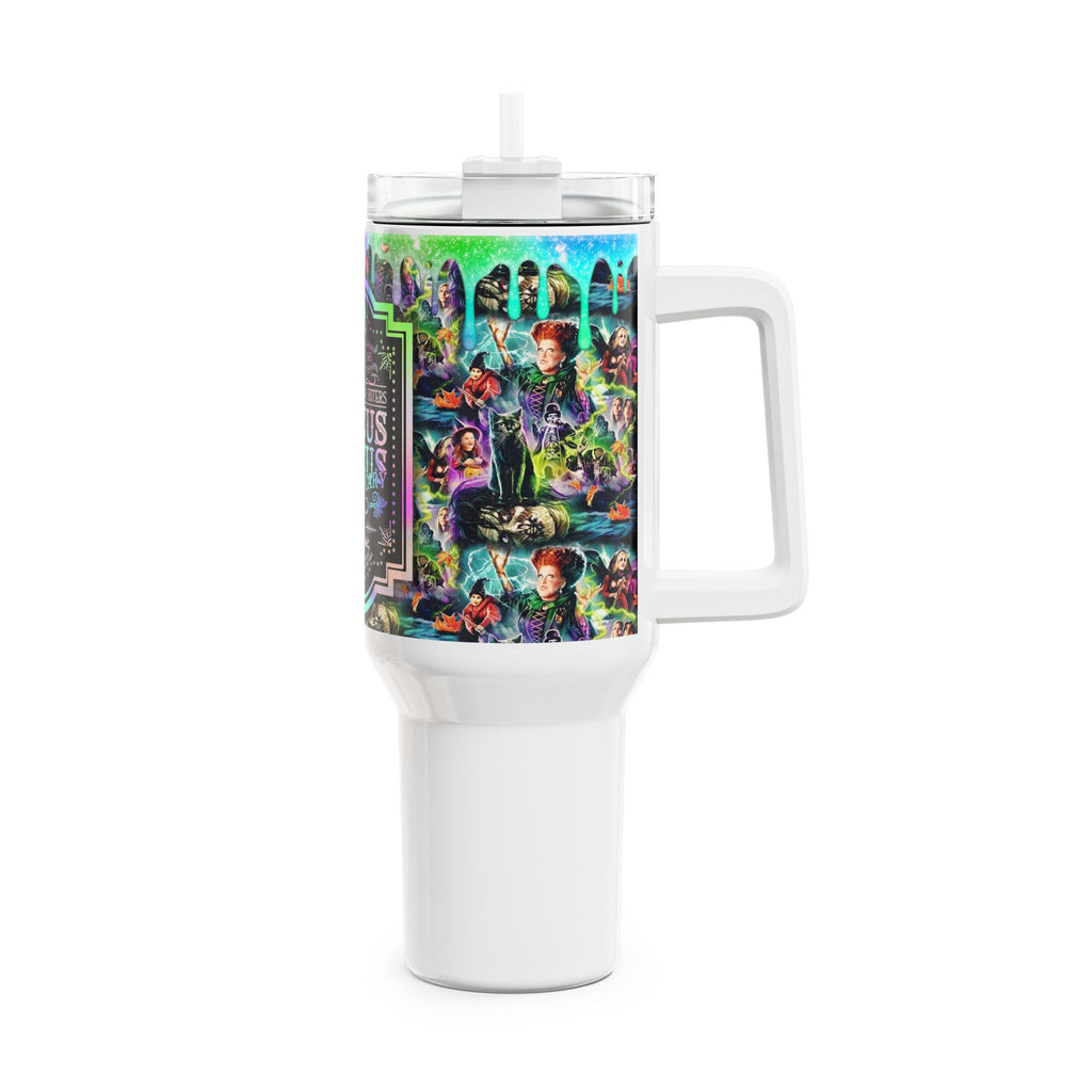 Hocus Pocus 40oz Tumbler — Holographic Witchcraft Apothecary Travel Mug