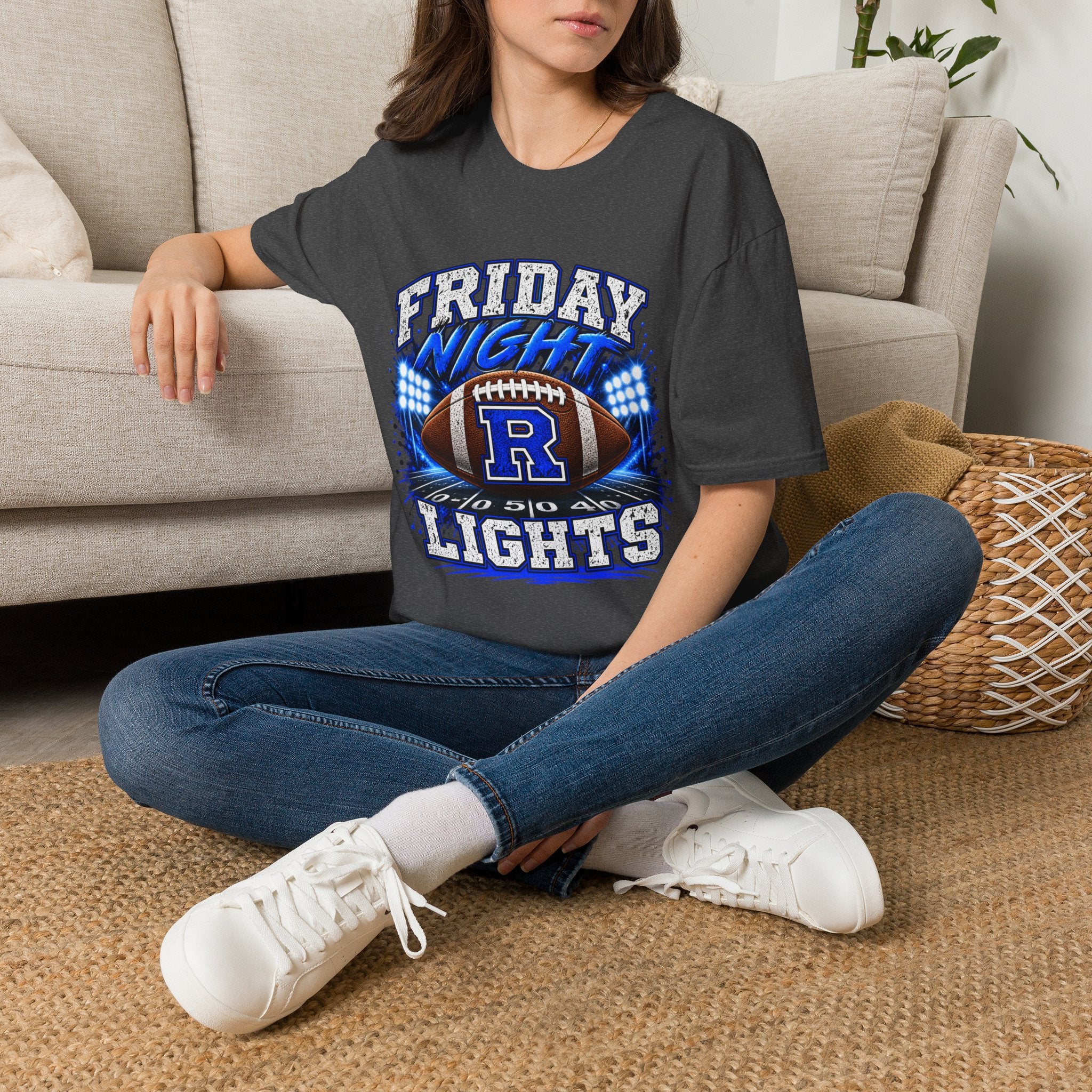 Friday Night Lights Football T-Shirt — High School Game Day Tee