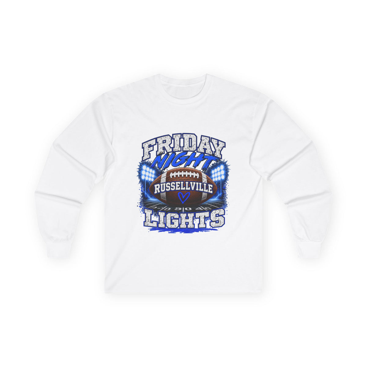 Long Sleeve Tee — "Friday Night Lights" Russellville Football Shirt