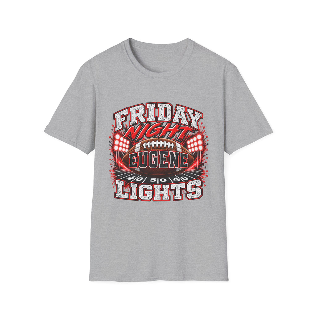 Friday Night Lights Eugene Football T-Shirt — High School Game Day Tee