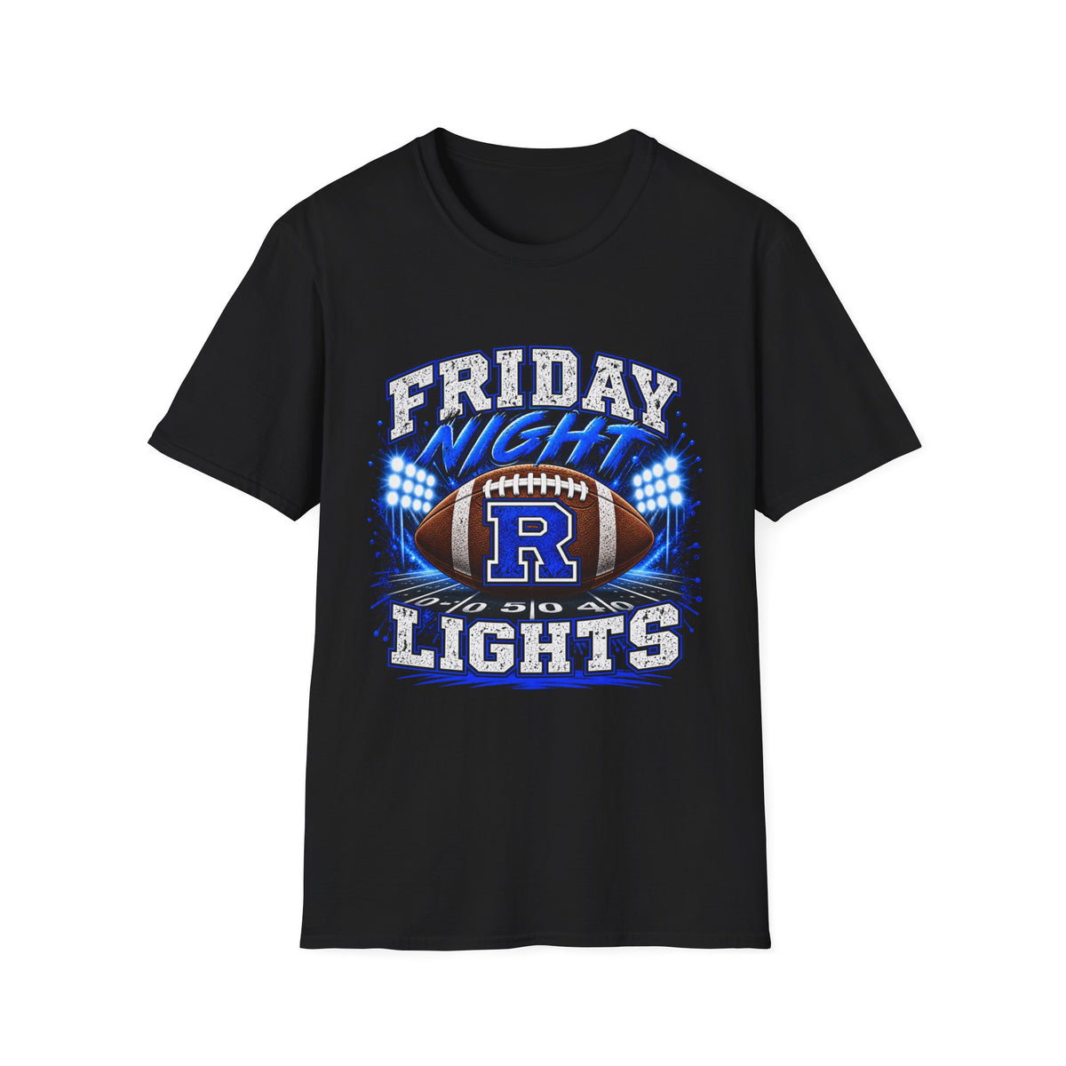 Friday Night Lights Football T-Shirt — High School Game Day Tee