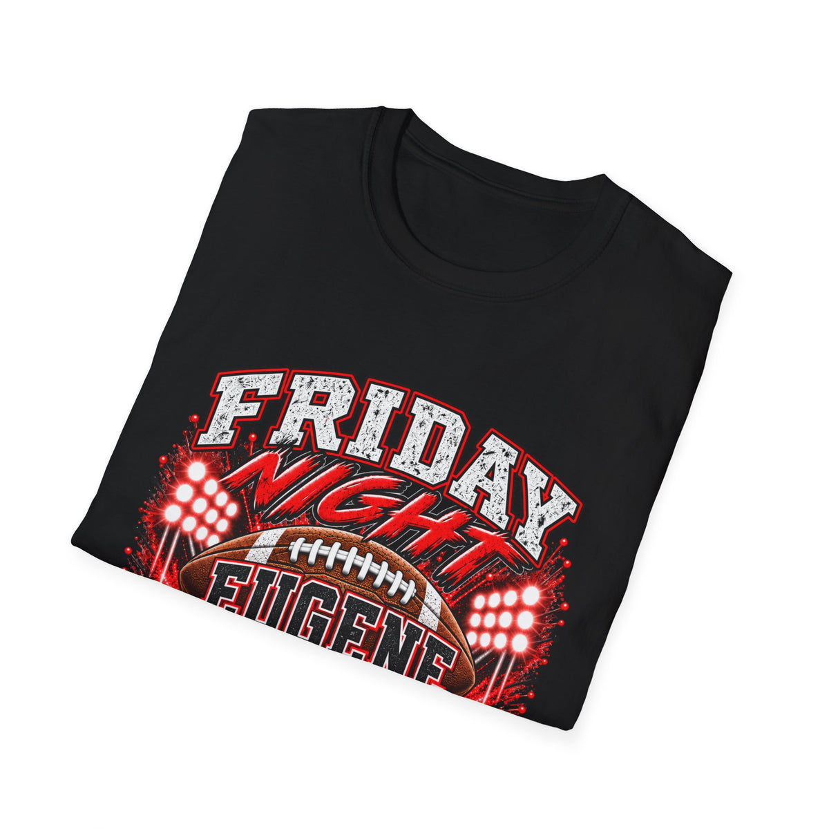 Friday Night Lights Eugene Football T-Shirt — High School Game Day Tee