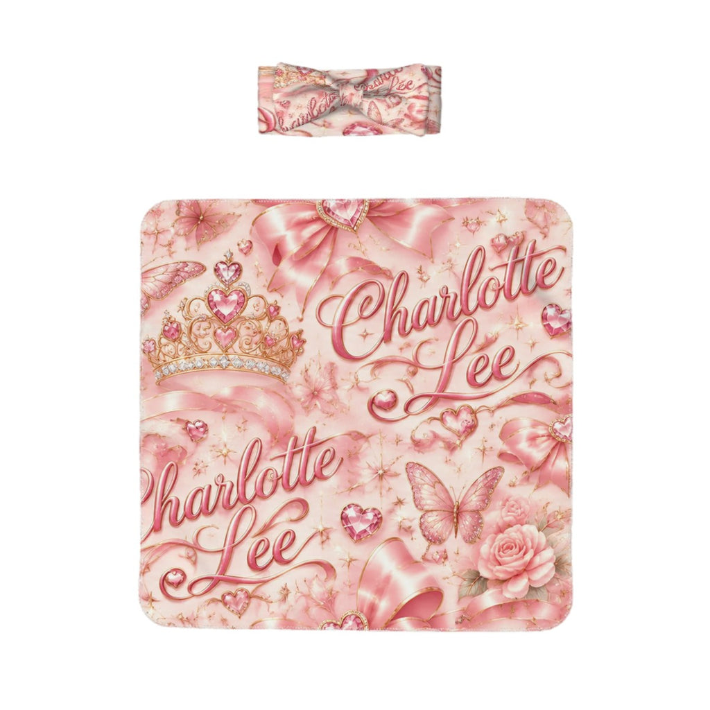 Baby Headbands  Swaddle Blanket Set BabyBundleCharloette CharlotteLee5314x5314