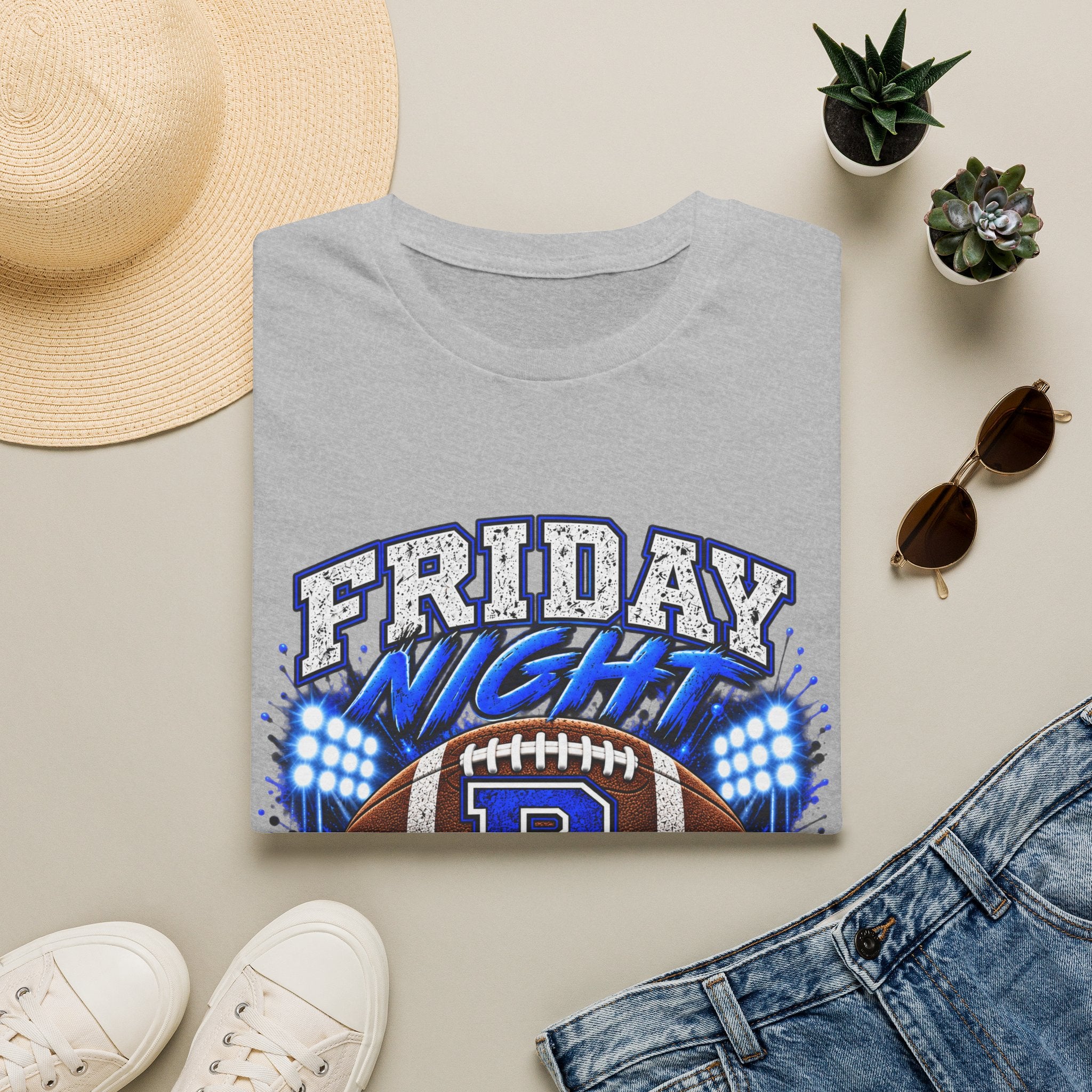 Friday Night Lights Football T-Shirt — High School Game Day Tee