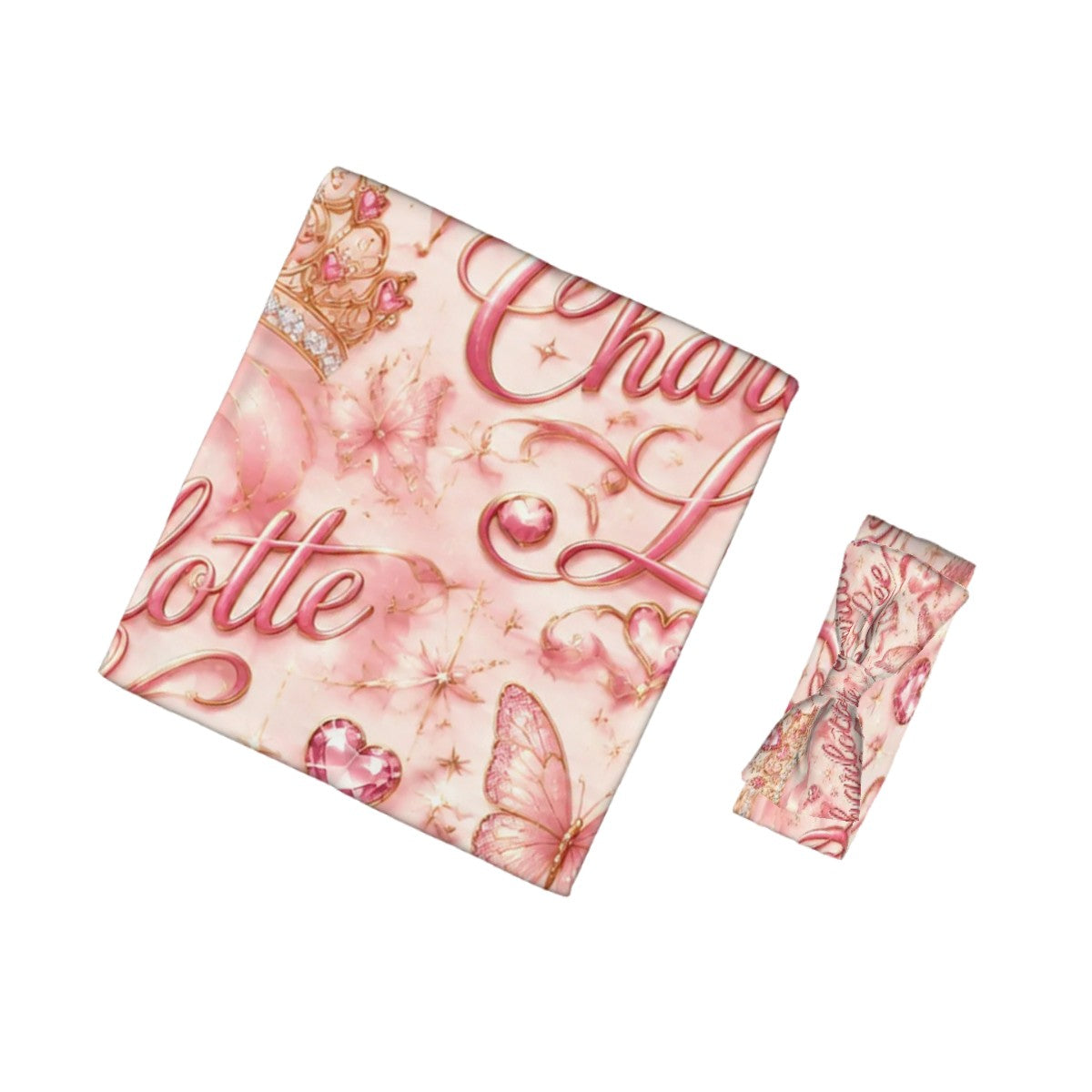 Baby Headbands  Swaddle Blanket Set BabyBundleCharloette CharlotteLee5314x5314
