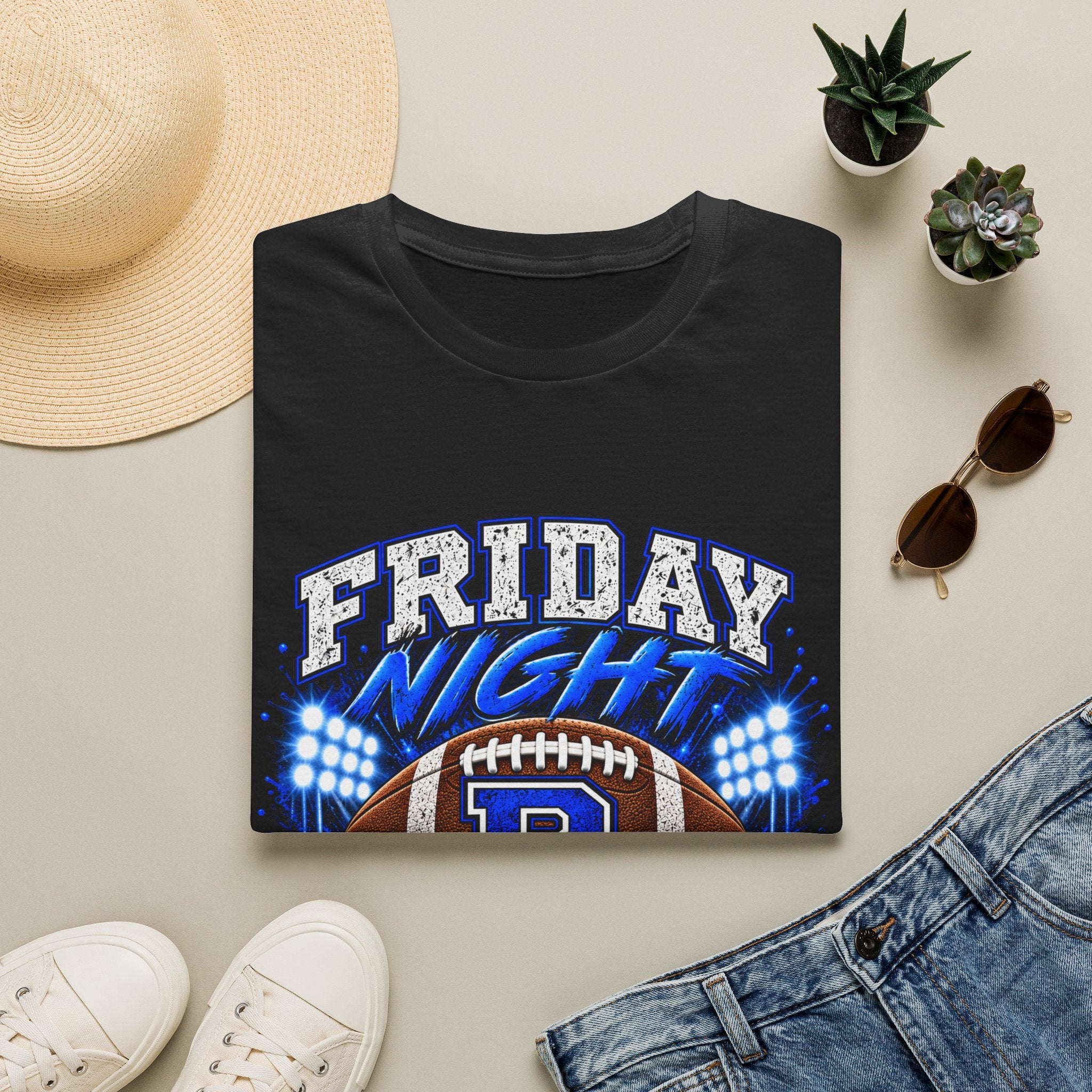 Friday Night Lights Football T-Shirt — High School Game Day Tee