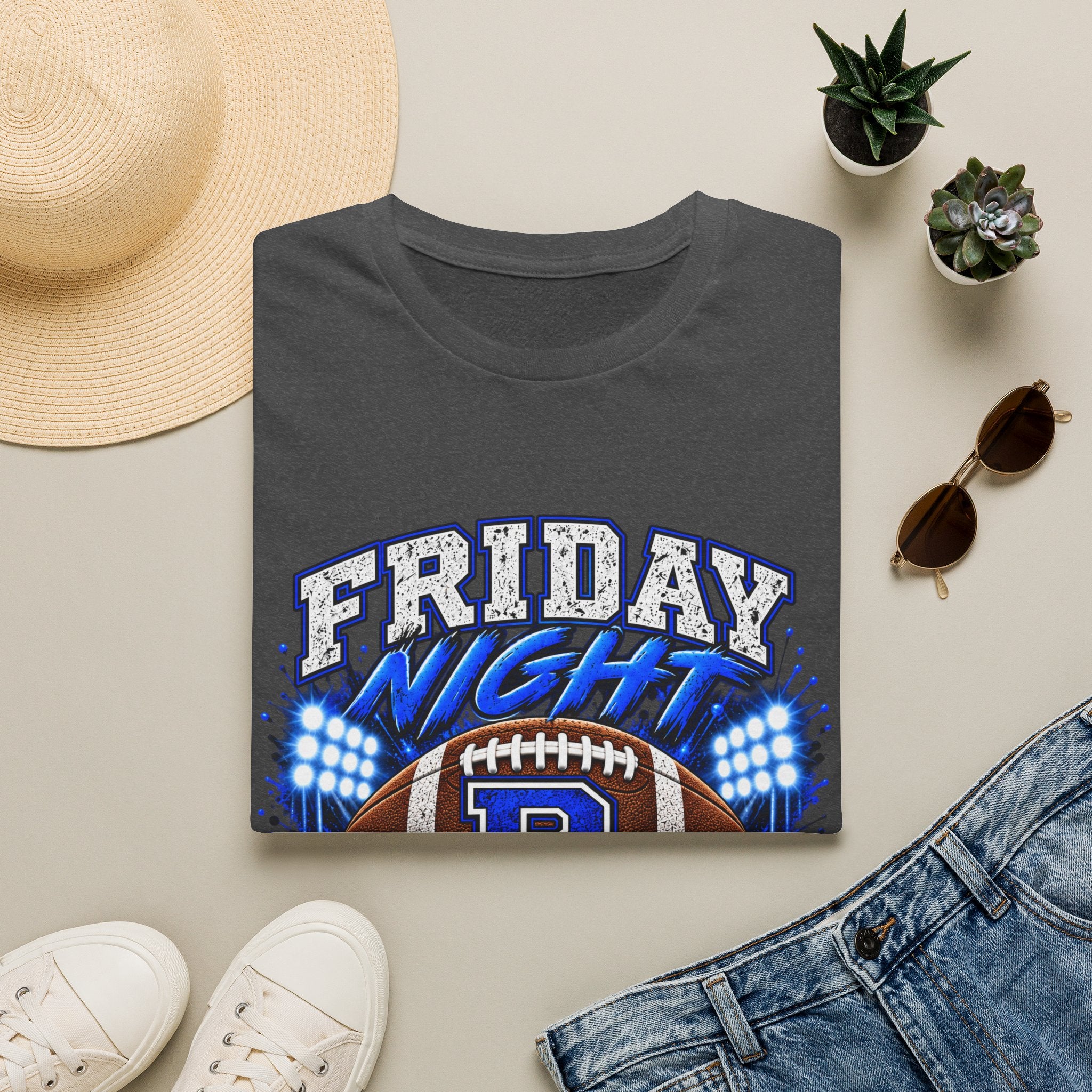 Friday Night Lights Football T-Shirt — High School Game Day Tee