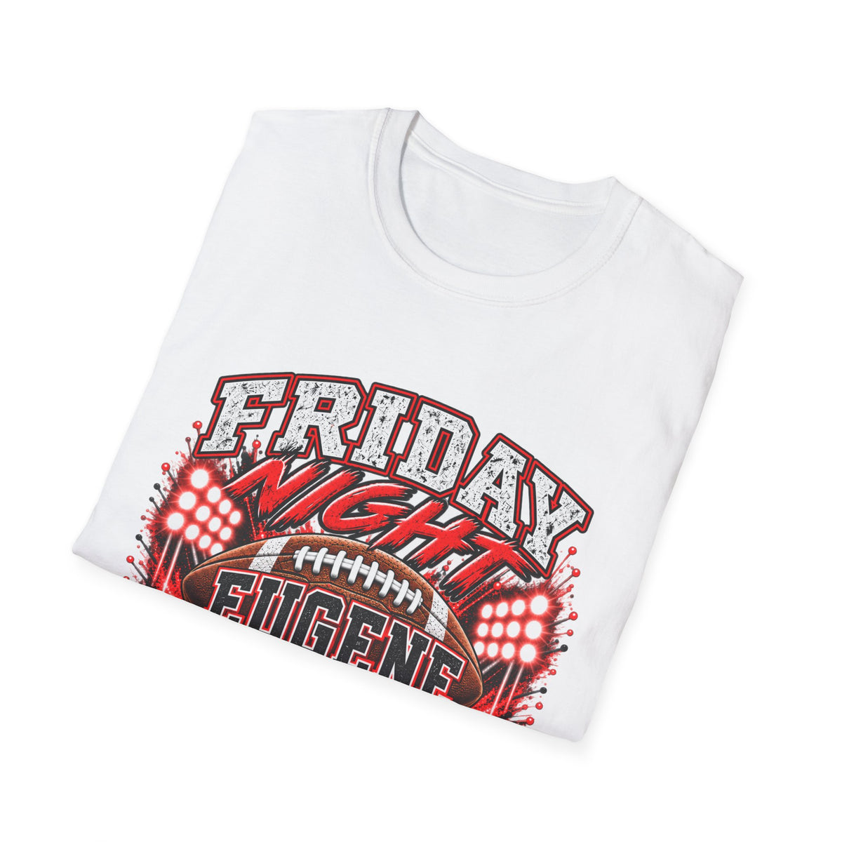 Friday Night Lights Eugene Football T-Shirt — High School Game Day Tee
