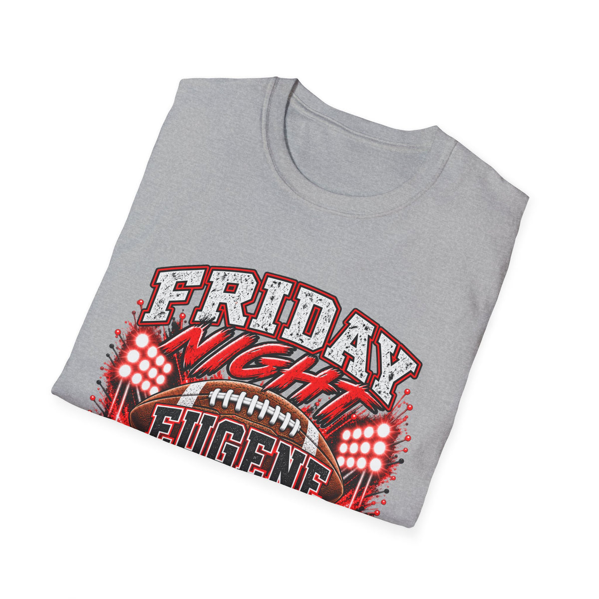 Friday Night Lights Eugene Football T-Shirt — High School Game Day Tee