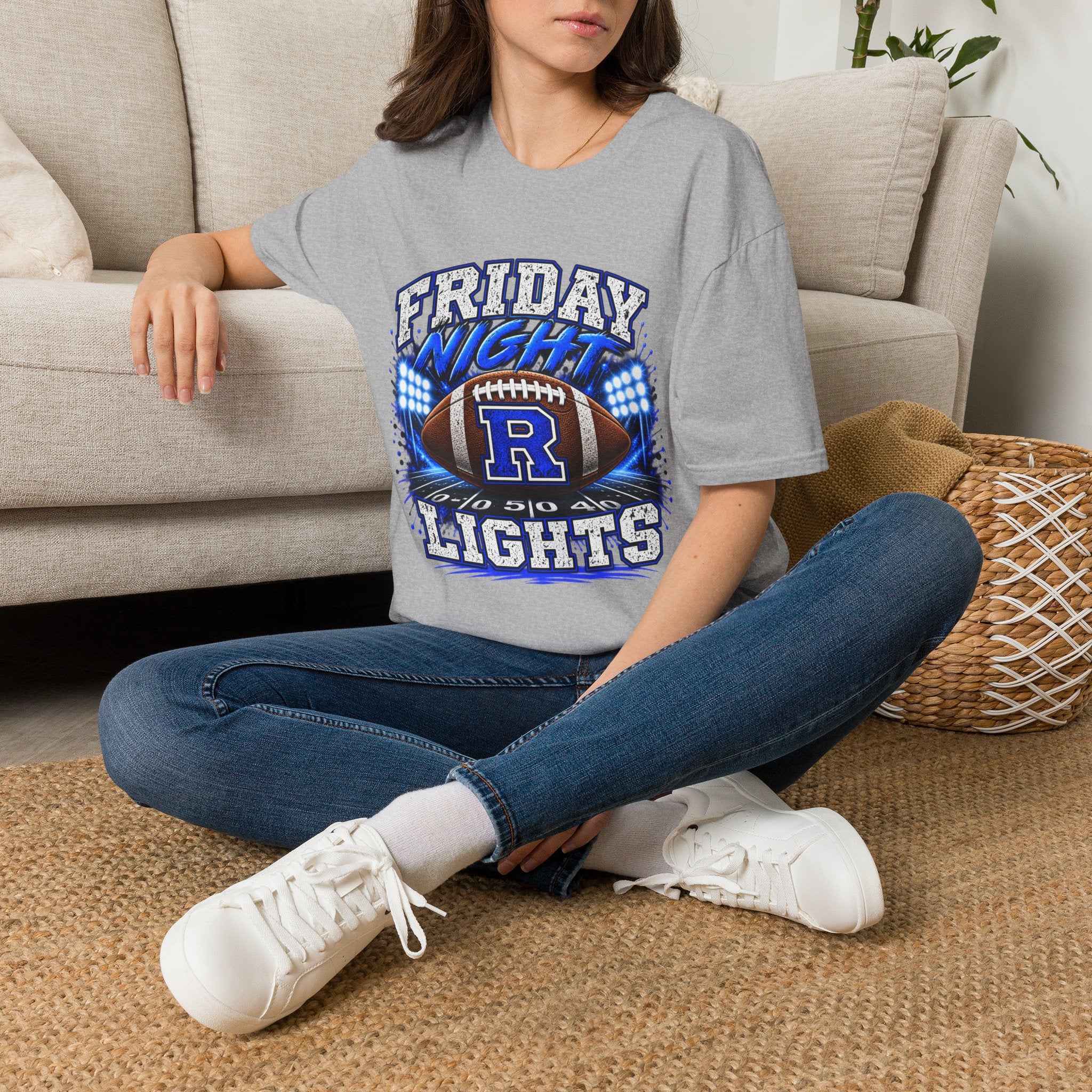Friday Night Lights Football T-Shirt — High School Game Day Tee