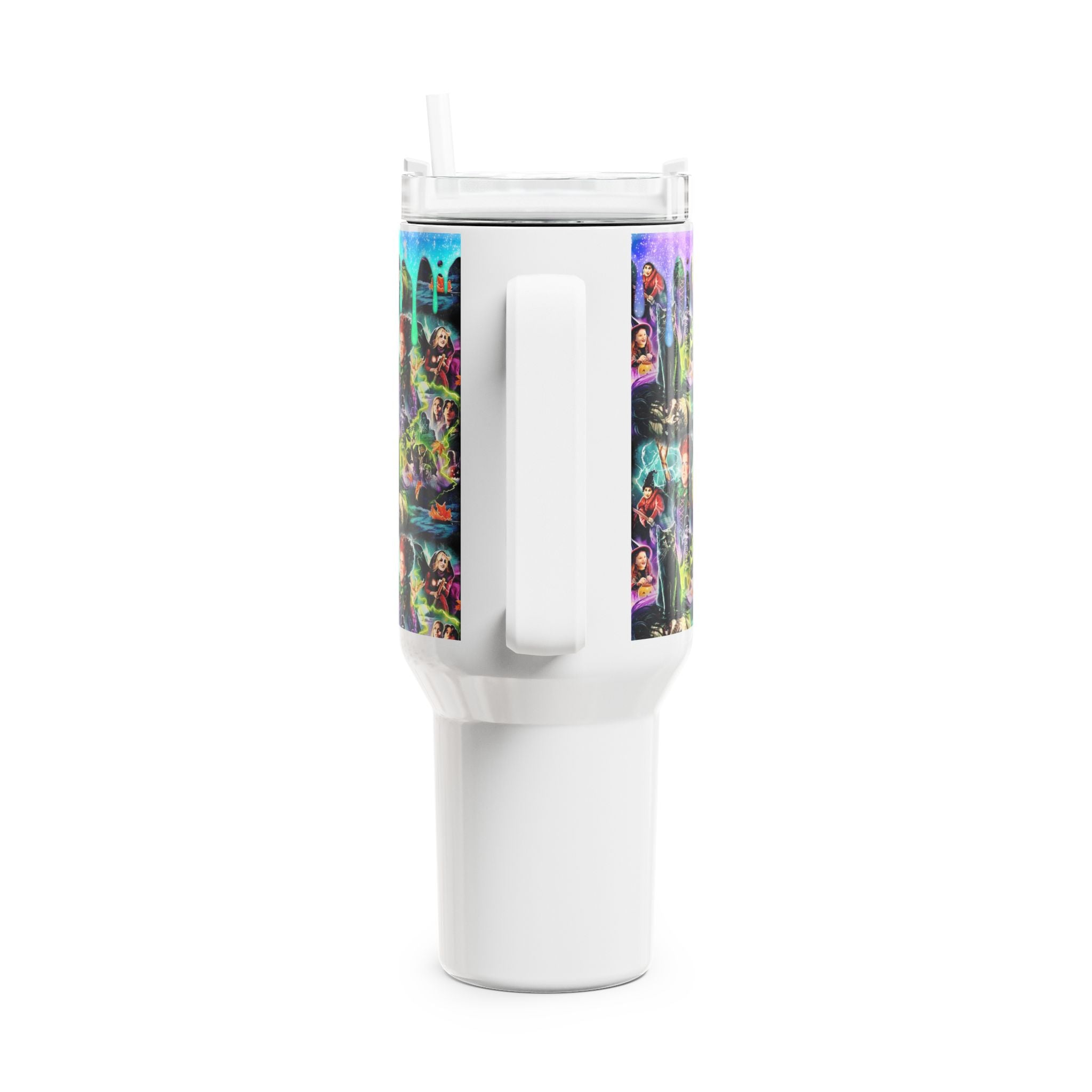 Hocus Pocus 40oz Tumbler — Holographic Witchcraft Apothecary Travel Mug